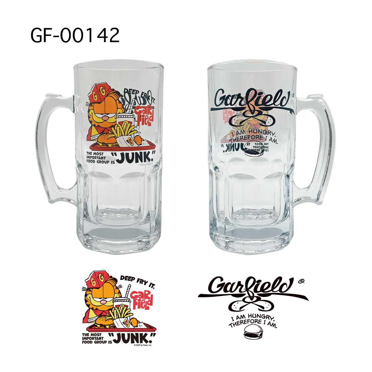 大容量ビアジョッキ☆】【ダイナー気分♪】BEER MUG LARGE GLASS MUG